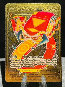 Pikachu Gold Fan Art Pokemon Card - Display Card - New Pokémon Added - PROMO - Image 18