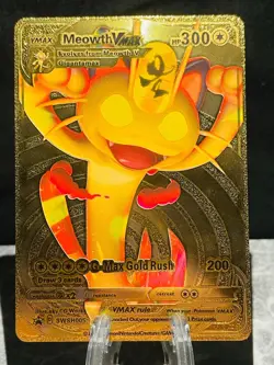 Pikachu Gold Fan Art Pokemon Card - Display Card - New Pokémon Added - PROMO - Image 20