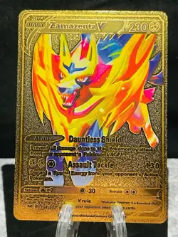 Pikachu Gold Fan Art Pokemon Card - Display Card - New Pokémon Added - PROMO - Image 23
