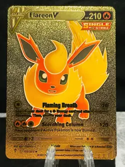Pikachu Gold Fan Art Pokemon Card - Display Card - New Pokémon Added - PROMO - Image 26
