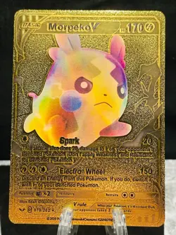 Pikachu Gold Fan Art Pokemon Card - Display Card - New Pokémon Added - PROMO - Image 28