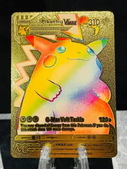 Pikachu Gold Fan Art Pokemon Card - Display Card - New Pokémon Added - PROMO - Image 7