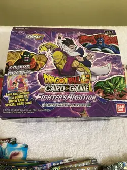 Dragon Ball Super Card Game Fighter's Ambition Booster Box more than 300 cars - Image 1