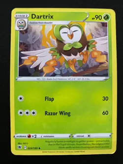 Pokemon Dartrix Astral Radiance Regular Card 020/189 - Image 1