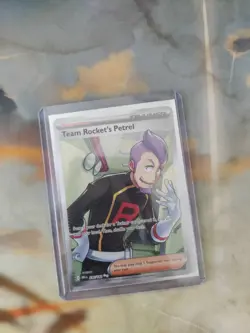 Team Rocket's Petrel 226/182 Full Art - Destined Rivals Pokemon Card - Image 1