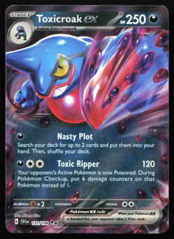 Toxicroak ex 131/198 Scarlet & Violet Holo Double Rare Near Mint Pokemon Card - Image 7