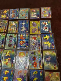 Pokemon Vintage Pocket Monsters Vending HOLO Prism Sticker (36 Cards) Charizard - Image 10