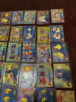 Pokemon Vintage Pocket Monsters Vending HOLO Prism Sticker (36 Cards) Charizard - Image 4