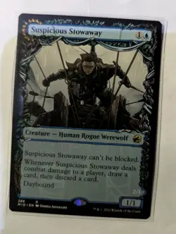 Suspicious Stowaway/Seafaring Werewolf (Showcase) Innistrad: Midnight Hunt MTG - Image 1