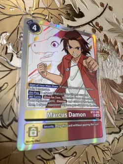 Digimon Card Game Marcus Damon BT21-086 SR World Convergence - Image 2