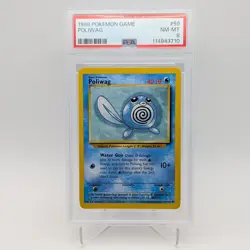 Poliwag Base Set 59/102  PSA 8 NEAR MINT FRESH CERT Graded Pokémon Card WOTC - Image 1