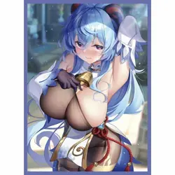 Genshin Impact Ganyu doujin Card Sleeve Protector - Image 2