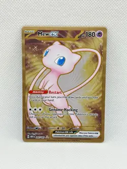 Pokémon TCG, Mew EX Promo Metal Gold Card, #205/165, Scarlet & Violet-151 UPC - Image 1