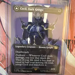 Final Fantasy #380 Cecil Dark Knight Borderless Regular Card - Image 1