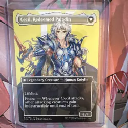 Final Fantasy #380 Cecil Dark Knight Borderless Regular Card - Image 2