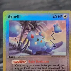 Pokemon TCG Azurill Sandstorm 31/100 Reverse Holo e-Reader Uncommon Card âœ¨ - Image 6