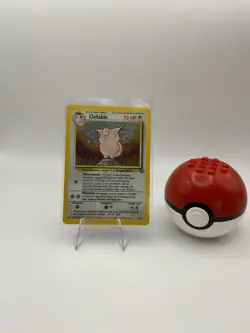 PokÃ©mon TCG Clefable Holo Unlimited Rare Card 1/64 Jungle Base Set - Image 1