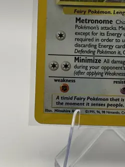 PokÃ©mon TCG Clefable Holo Unlimited Rare Card 1/64 Jungle Base Set - Image 5