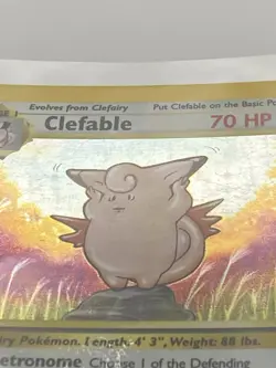 PokÃ©mon TCG Clefable Holo Unlimited Rare Card 1/64 Jungle Base Set - Image 6