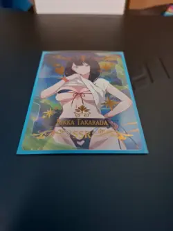 GODDESS STORY Waifu Card | Rikka Takarada | Swimsuit Maiden | Holo Card | NM - Image 2