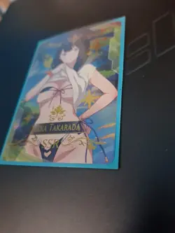 GODDESS STORY Waifu Card | Rikka Takarada | Swimsuit Maiden | Holo Card | NM - Image 3