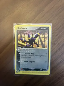Umbreon 24/100 EX Sandstorm Rare PokÃ©mon Card 2003 - Near Mint - WOTC Era - Image 1