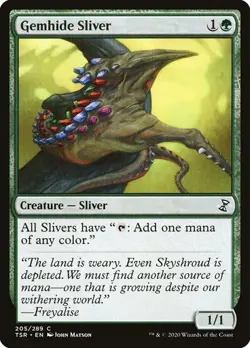 Gemhide Sliver - LP - Time Spiral Remastered TSR MTG - Image 1
