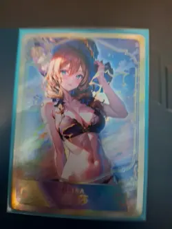 GODDESS STORY Waifu Card | Lisa | Swimsuit Maiden | Holo Card | NM - Image 1