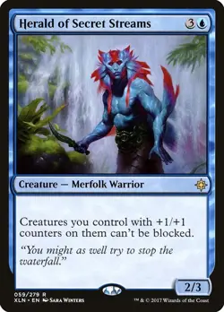 Herald of Secret Streams - Ixalan  | MTG Card - Image 1
