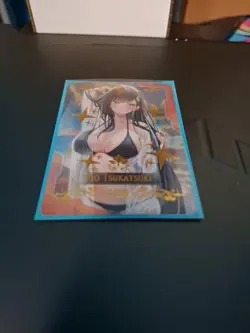 GODDESS STORY Waifu Card | Rio Tsukatsuki | Swimsuit Maiden | Holo Card | NM - Image 2
