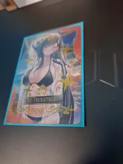 GODDESS STORY Waifu Card | Rio Tsukatsuki | Swimsuit Maiden | Holo Card | NM - Image 3
