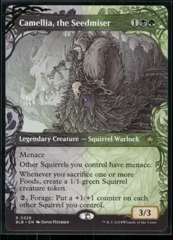 Camellia, the Seedmiser (Showcase) Bloomburrow Foil MTG Magic - Image 1