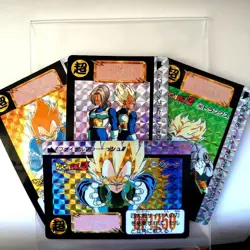 Dragon Ball Card Vegeta Trunks Prism Card Amada Visual Adventure 1992 4 - Image 1