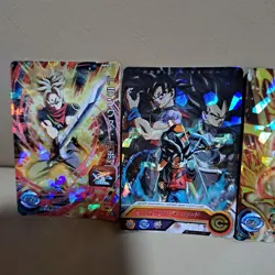 Dragon Ball Trading Card Set Goku Vegeta Trunks Holo SR Good - Image 3