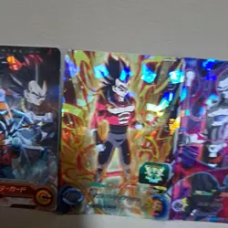 Dragon Ball Trading Card Set Goku Vegeta Trunks Holo SR Good - Image 4