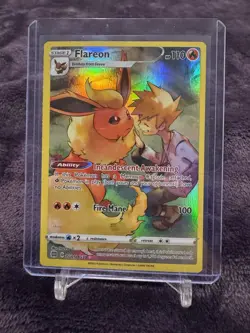Pokemon TCG Flareon Trainer Gallery Card TG01/TG30 Brilliant Stars - Image 1