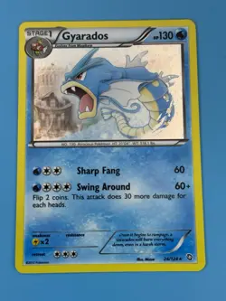 Gyarados 24/124 Dragons Exalted Blister Exclusive Cosmos Holo NM Pokemon TCG - Image 2