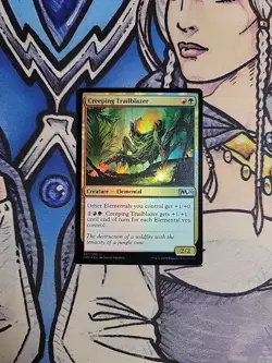 1x Creeping Trailblazer FOIL - NM/M Core Set 2020 M20 MTG Magic the Gathering - Image 1