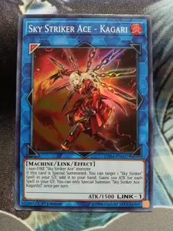 Yugioh Sky Striker Ace - Kagari Super Rare DASA-EN027 1st Near Mint - Image 1