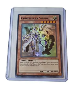 ðŸ”¥CONSTELLAR VIRGO HA07-EN010 1st EDITION SUPER RARE YUGIOH TCG  - Image 1