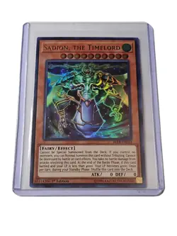 ðŸ”¥Yugioh Sadion, The Timelord BLLR-EN033 Ultra Rare 1st Ed NM - Image 1