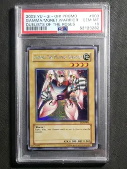 PSA 10 Yugioh Gamma The Magnet Warrior DOR-003 PSA 10 - Image 1
