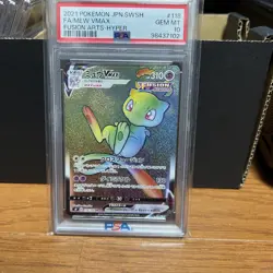 Pokemon Card PSA10 Mew VMAX S8 118/100 HR 2021 Japanese - Image 1
