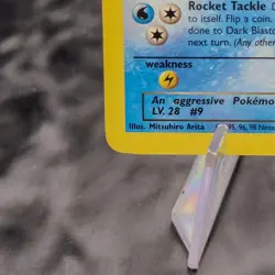 Dark Blastoise 20/82 Team Rocket+Non-Holo+Rare+Pokemon TCG+WOTC+Vintage Card ðŸ¢ - Image 4