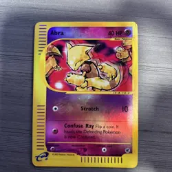 Abra Reverse Holo Card 93/165 Expedition Base Set Pokemon TCG E Reader NM/LP - Image 1