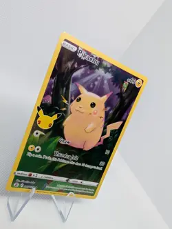 Pikachu 005/025 Celebrations 25th Anniversary Full Art PokÃ©mon Card NM - Image 2