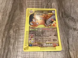 2003 Pokemon CRYSTAL CHARIZARD Skyridge REVERSE HOLO Rare JUMBO TOPPER Card 9/12 - Image 1
