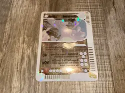 2003 Pokemon CRYSTAL CHARIZARD Skyridge REVERSE HOLO Rare JUMBO TOPPER Card 9/12 - Image 3