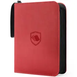 440 Pockets Trading Card Binder, PU Cover Zipper Card Collection Album, Sturd... - Image 1