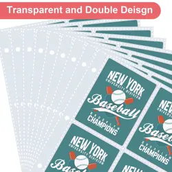 440 Pockets Trading Card Binder, PU Cover Zipper Card Collection Album, Sturd... - Image 3